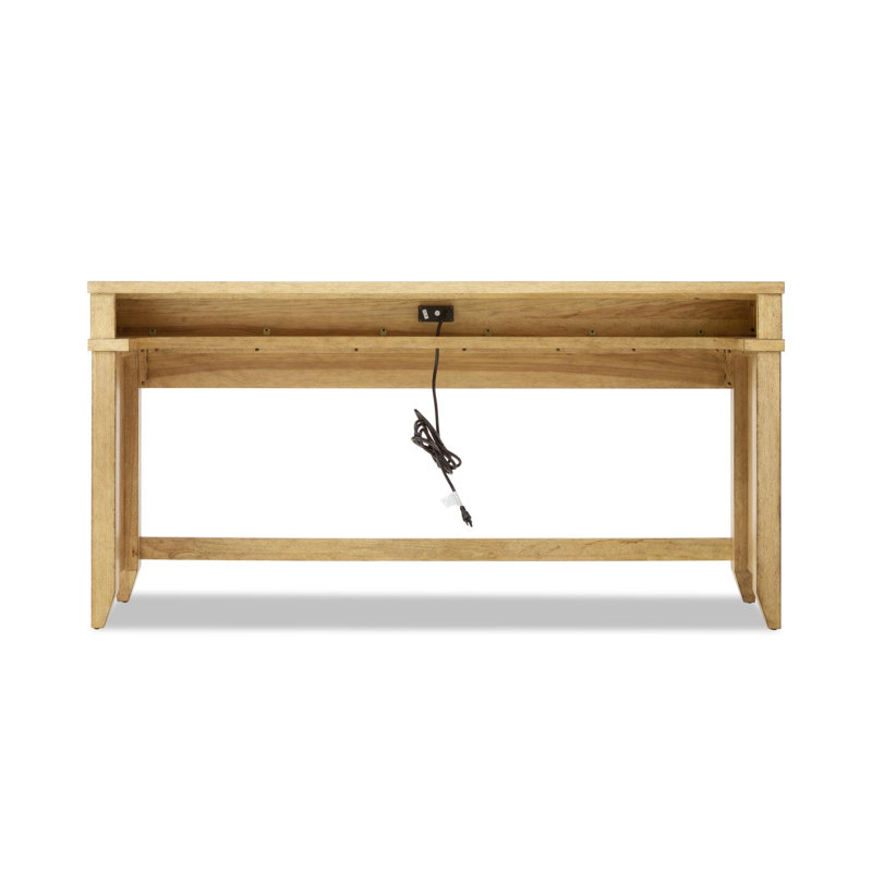 Mya 72" Console Table, Brown, 36" H x 72" W x 16" D