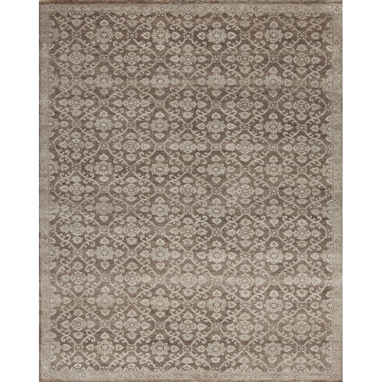 Ottoman Hand Knotted Wool Area Rug