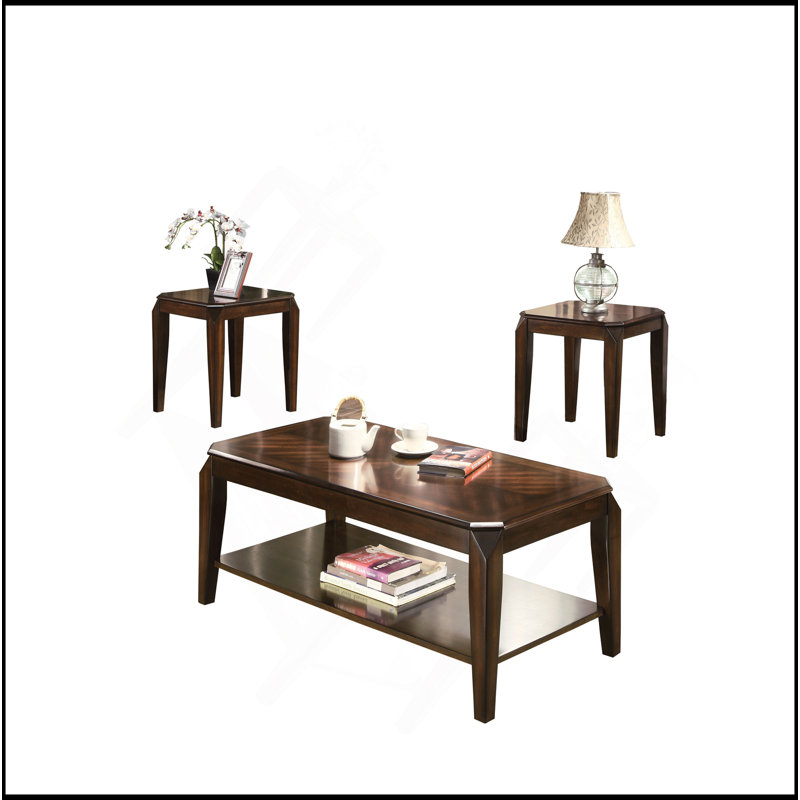 Paquet de 3 pièces (quantité de 1) avec ensemble de table de bout (quantité de 2)