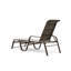 Chaise longue d'extérieur en aluminium rembourrée Key West