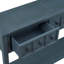Console 60 po, 2 tiroirs, tablette inférieure pour le vestibule - bleu marine