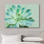 "Plante grasse avec goutte d'eau" sur toile-99543661