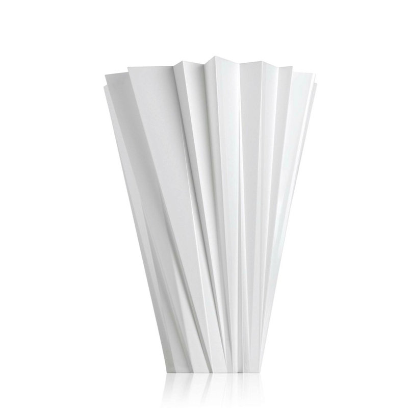 Shanghai Poly Methyl Methacrylate Table Vase, White