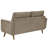 Brooklington 67.7" Square Arm Loveseat with Wooden Legs (Legs Tone May Vary)-1393637135