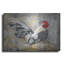 «Gold Lace Rooster A» par Jean Plout, art mural en métal-1215019858