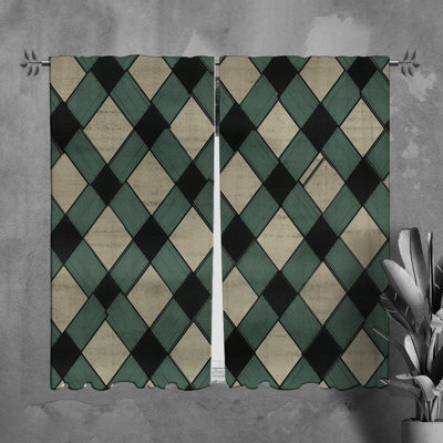 Paire de rideaux obscurcissant en polyester Izebella