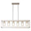 Luminaire suspendu carré / rectangulaire à 5 lumières Allyn-587274663-651067859