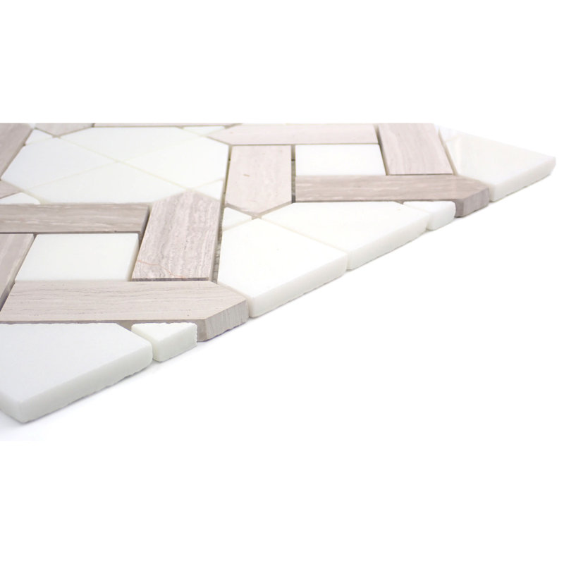 Alluro Mman Cream 12 in. x 12 in. Polished Marble Floor and Wall Tile (10.01 sq. ft./Case), Cream