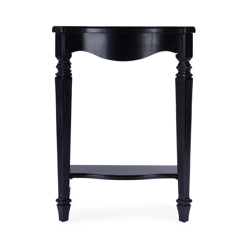Cheshire Ballerina 22" Console Table, Black