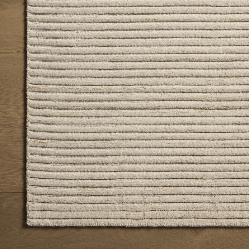 Handmade Striped Area Rug, Rectangle 9'6" x 13'6"