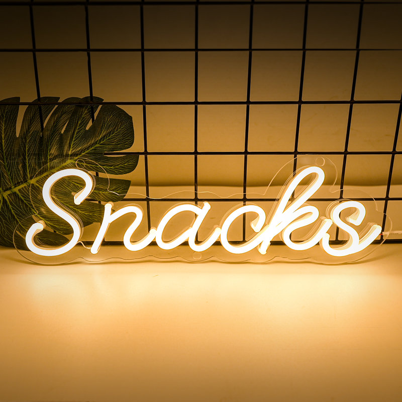 Gibril Dimmable Snacks LED Neon Sign