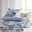 Édredon à motif floral bleu pour grand lit, motif aquarelle doux, convient aux matelas de 16 po, literie avec draps lavables à la machine et aux draps, aquarelle, jusqu'à