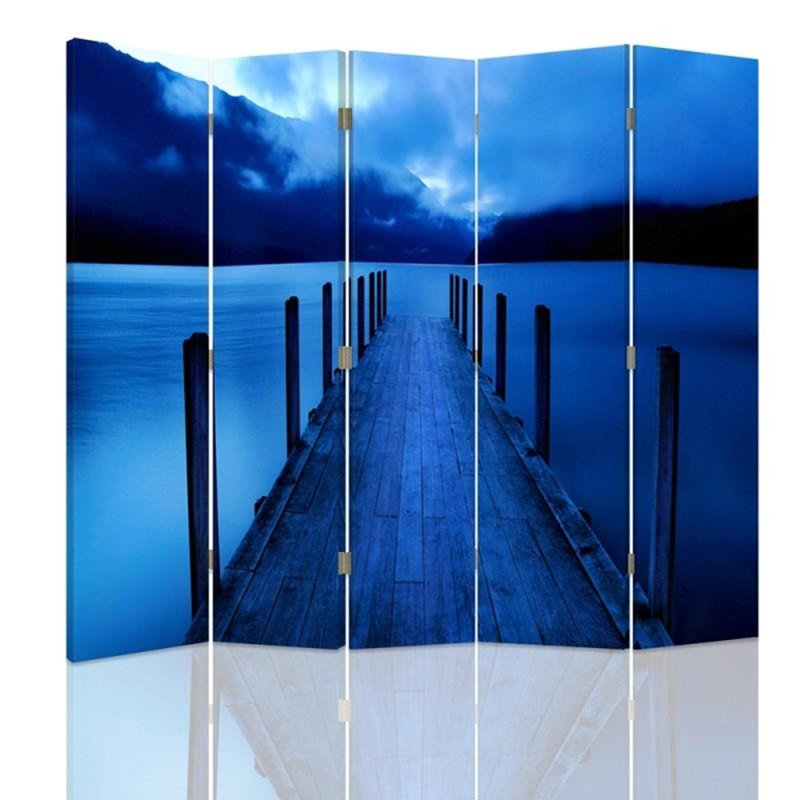 Abbas-Hussein 180cm W x 170cm H Folding Room Divider, 5