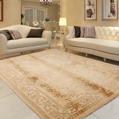 Sunhouse Wool Oriental Area Rug in Beige
