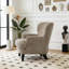 Fauteuil club rembourré Boucle