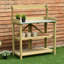 Acob Fir Wood Potting Bench