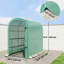 Mini serre d'extérieur avec tablettes Walk-in, vert-124361738