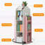 Bibliothèque rotative à 4 niveaux, tablette de présentation à 360 °, durable et sécuritaire pour les chambres d'enfants, assemblage facile, rangement à compartiments multiples-1359307142