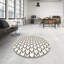 Tapis contemporain blanc / noir-1853307021