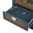 Ossian 2 Drawer Side table,Naturel Rattan,End table,Suitable for bedroom, living room, study-1203804151