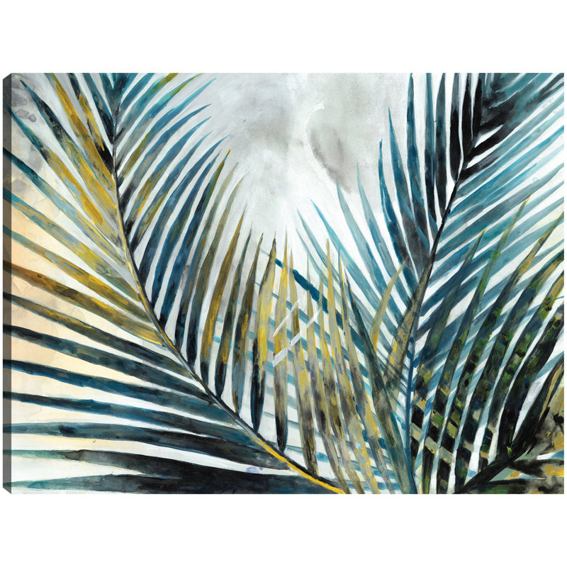 «Palm Colors II» par Sandy Doonan, reproduction d'art sur toile, H 11 po x l 14 po