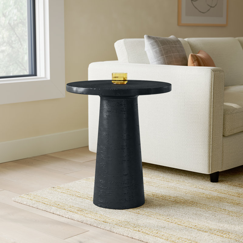 Cuaron End Table, Black