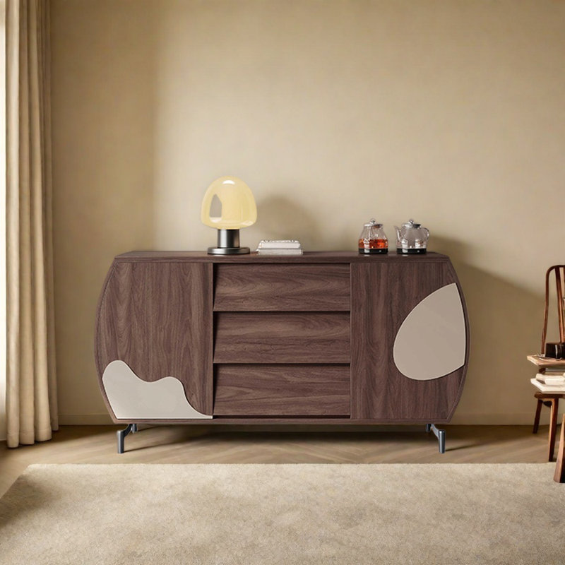 Multifunctional Home Sideboard, 33.46" H x 55.12" W x 15.75" D