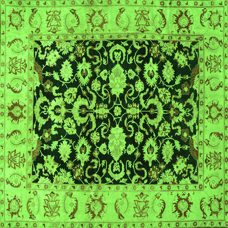 Performance Oriental Indoor Rug, Square 5'