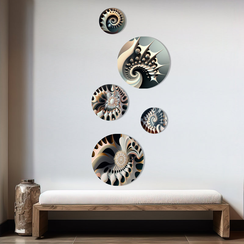 Abstract Wall Decor on Metal