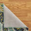 Tapis touffeté à la main 100% laine vert Cementon-29133532