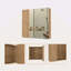 Pharmacie, miroir, porte double, quatre tablettes intérieures-1274744142