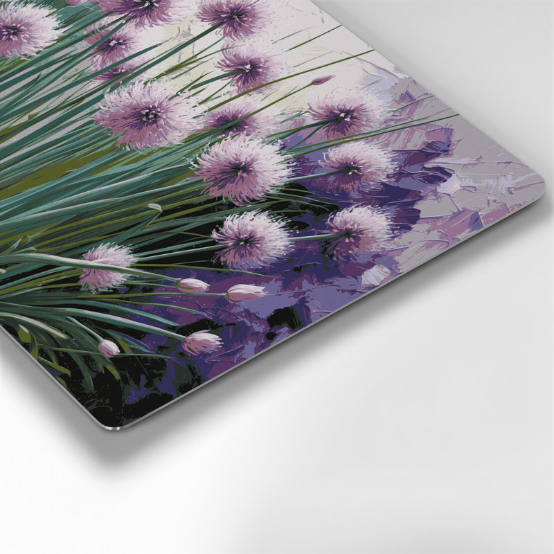 Art mural en métal Botanical Chives, H 12 po x l 18 po