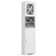 Armoire de rangement autoportante de 67 po de hauteur avec 5 tablettes réglables-1650119846