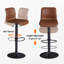 Tabouret de bar rotatif à hauteur réglable avec structure en métal-186712873-186712870