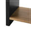 Table de chevet avec tiroirs de rangement et tablette ouverte-1409540961