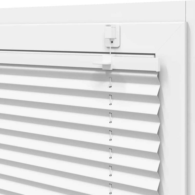 Room Darkening Pleated shade, White, 45cmW x 100cmL
