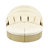 Patio Furniture Round Outdoor Sectional Sofa Set Rattan Daybed Two-Tone Weave Sunbed With Retractable Canopy, Separate Seating-308030131-308030128