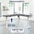 VIVO Electric Corner Standing Desk-94094800-102441338