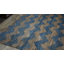 Tapis écossais en jute à motif de chevrons noué à la main Sumak-1939428981