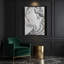 Abstrait art fluide sur toile grise 90-1878961686