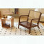 Mignon fauteuil d'appoint - Tissu doux et pieds en bois massif - Blanc-191446200