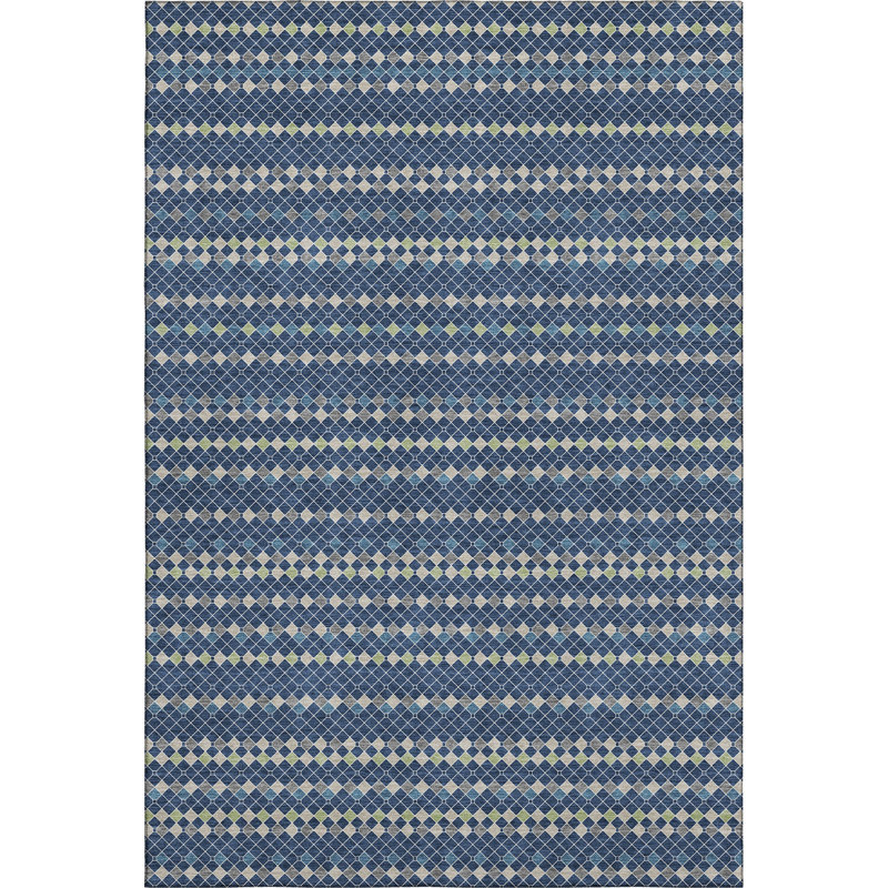 Premium Machine Washable Sykora AMF1408 Stripes Rug, Rectangle 2'6" x 3'10"