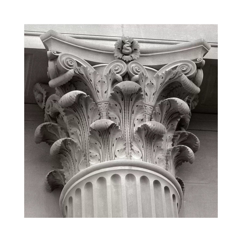 Architectural Detail III by Boyce Watt - Wrapped Canvas Print, 30.48 cm H x 30.48 cm W