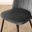 Barez Velvet/Suede Upholstered Armless Dining Chair with Adjustable Feet-887295320