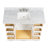 Cambridge Single Bathroom Vanity with Carrara Marble Top-88398643