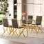 Dining Table Sets(must Include Both Table And Chair), Glass Metal Modern Home