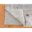 Tapis gris en laine et en soie noué à la main 8 pi 9 po x 11 pi 10 po F2CF19F7ED304A66AA5541A436BF030F