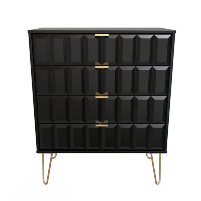 Alard 77cm W 4 - Drawer Chest of Drawers