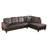 103.5" Wide Microfiber Sofa & Chaise-876704578-876704580