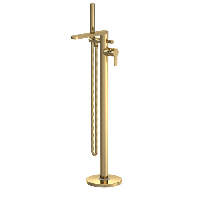 1 Handle Floor Bath Shower Mixer Bath Filler with Diverter